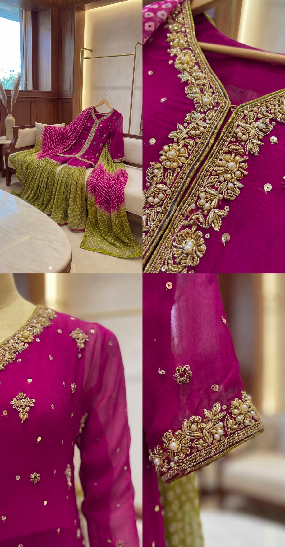 Nafeesa | Gharara Set | Multi