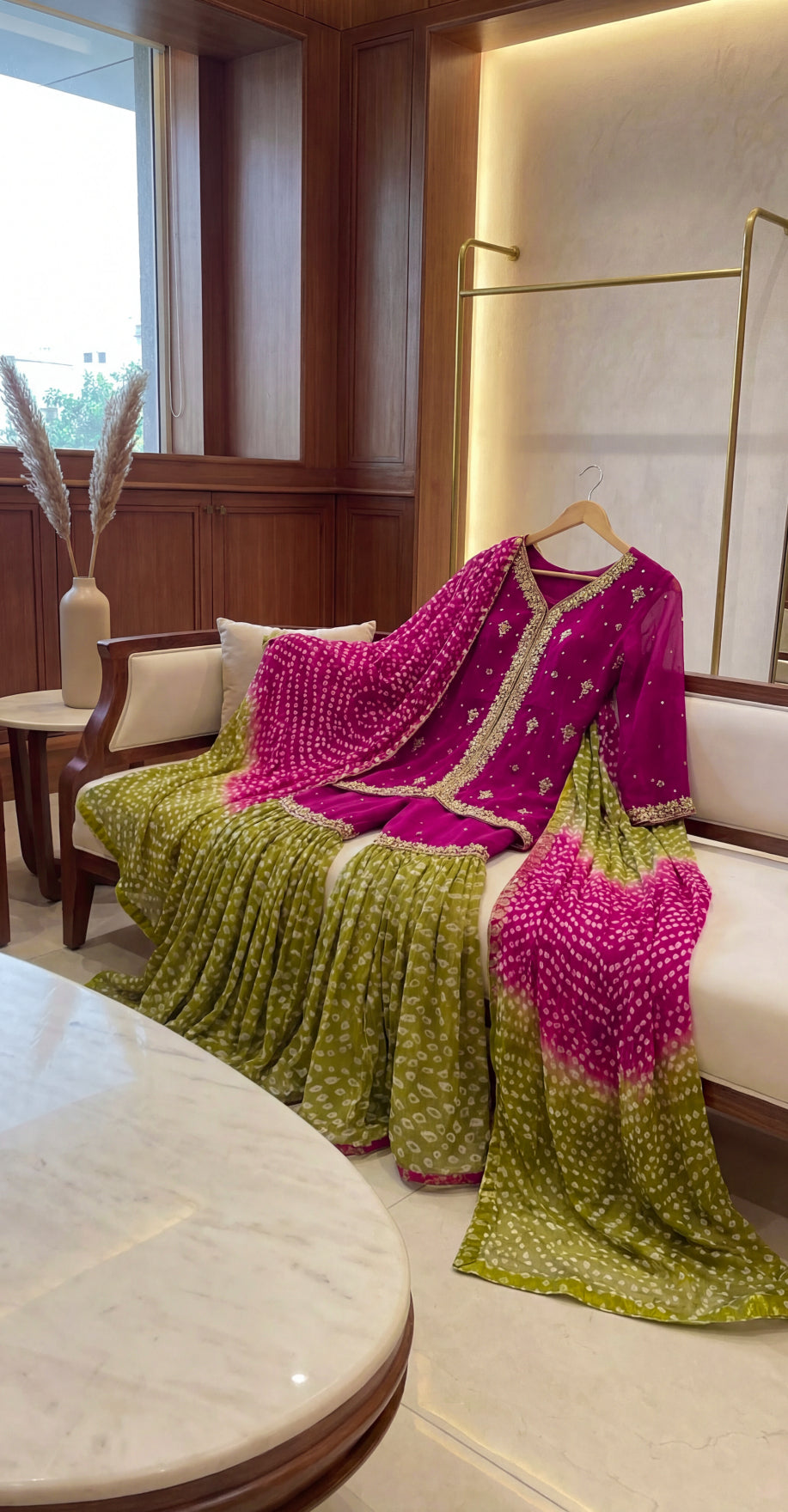 Nafeesa | Gharara Set | Multi