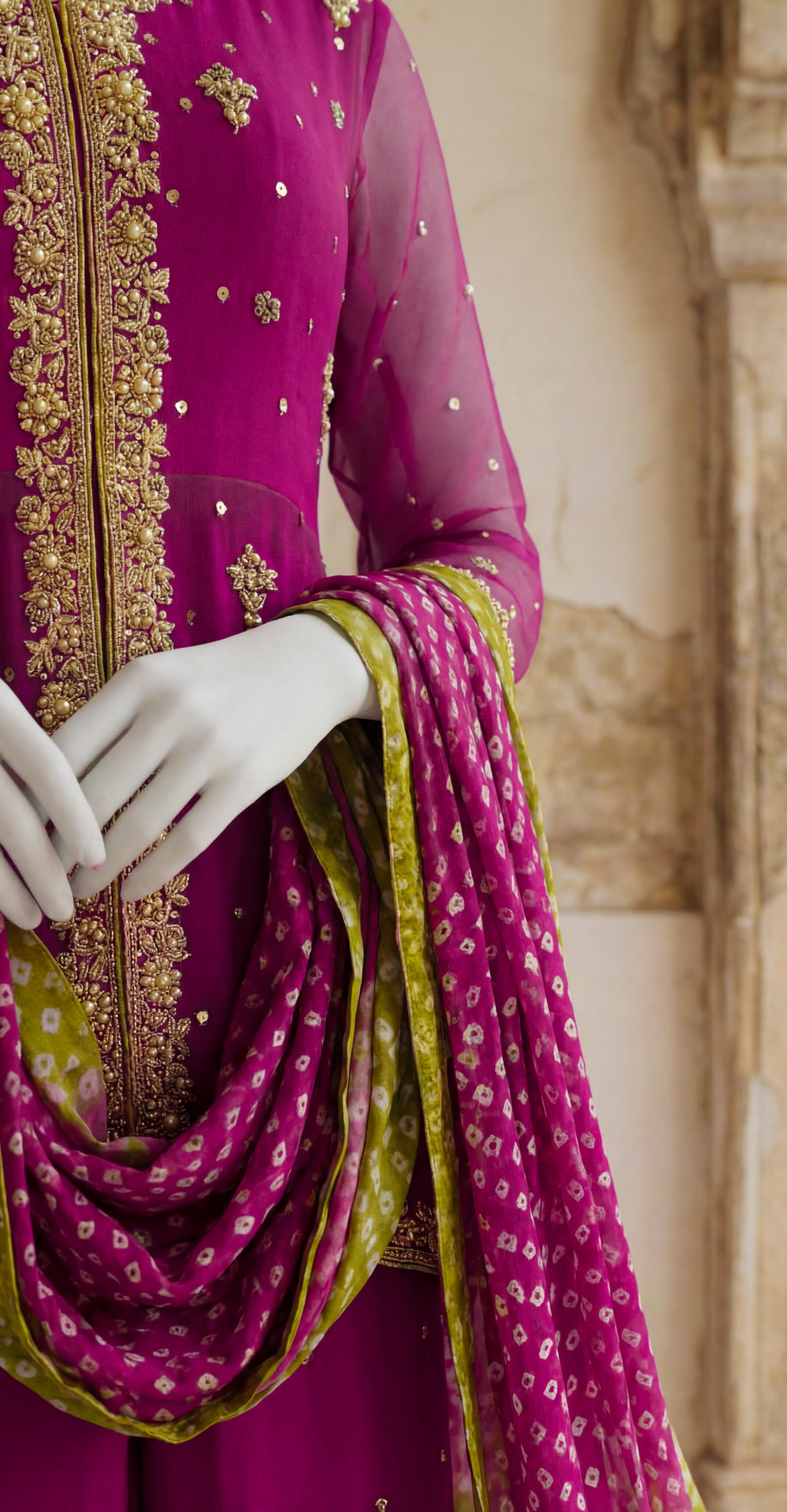 Nafeesa | Gharara Set | Multi