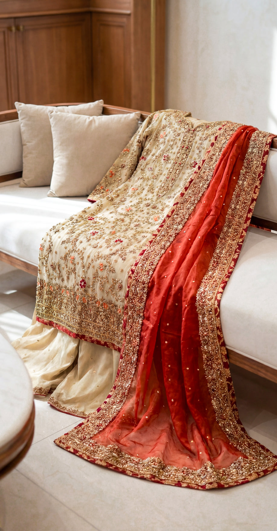 Zyra | 3 Piece Suit | Golden