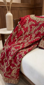 Rangrasiya | 3 Piece | Stitched Suit | Red & Multi