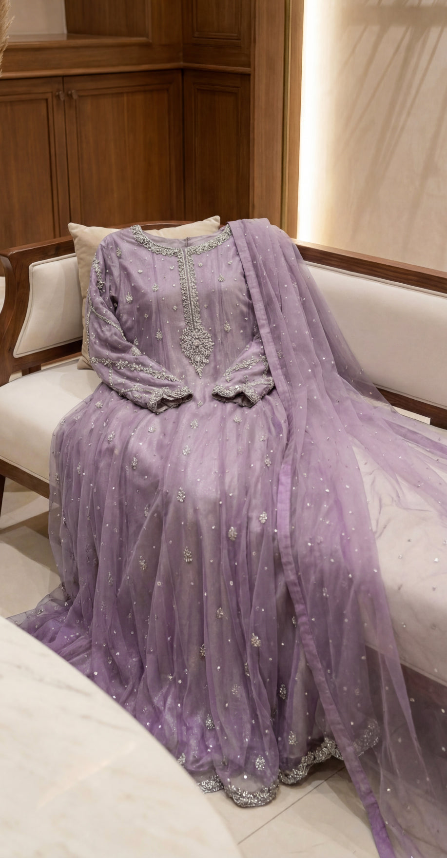 Banafshaan | Maxi | Lilac