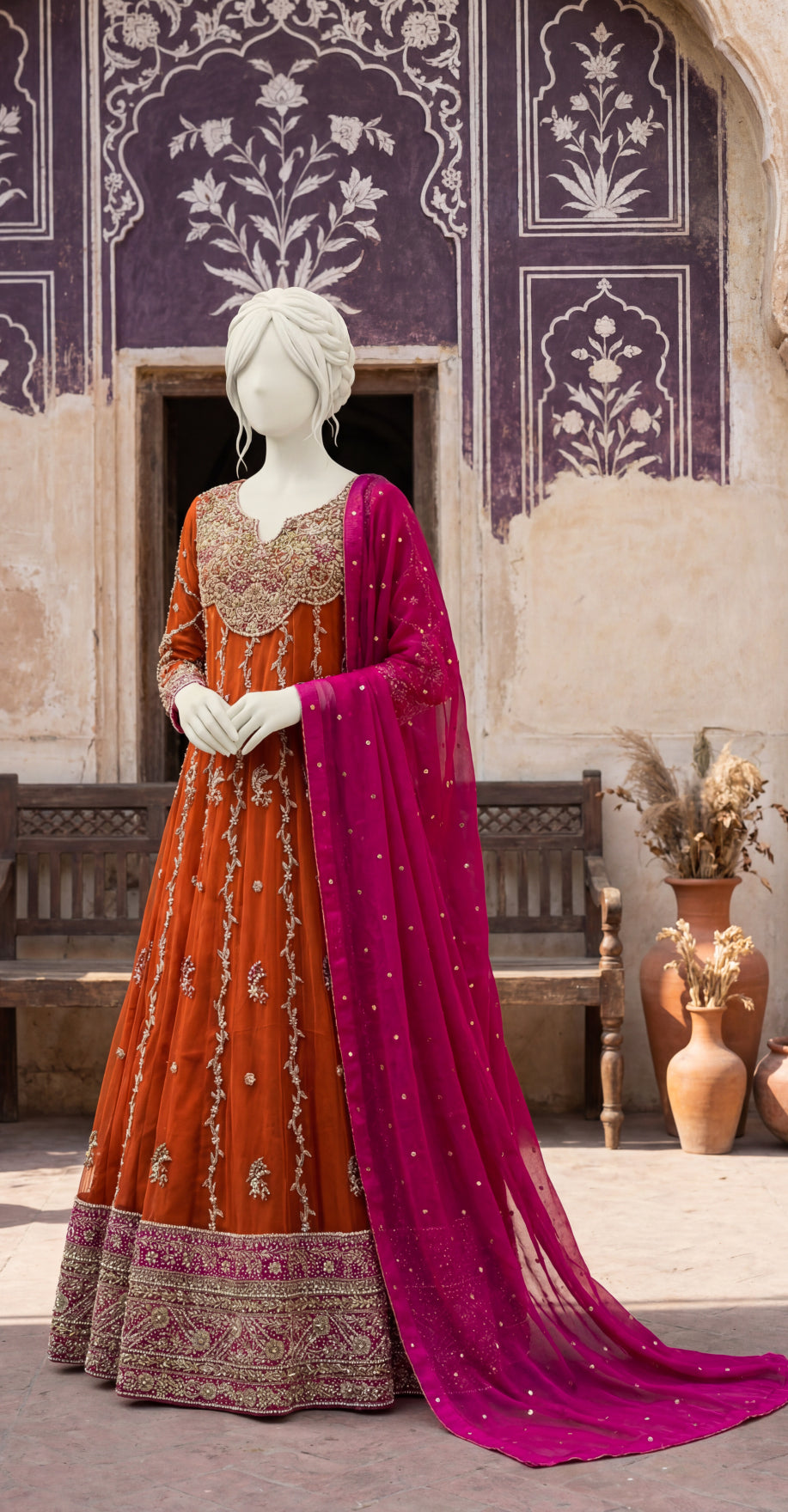 Adeena | Maxi | Orange