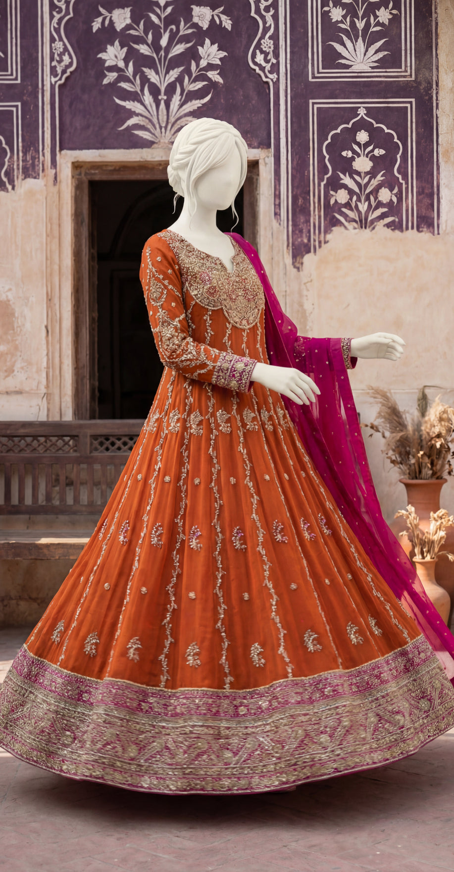 Adeena | Maxi | Orange