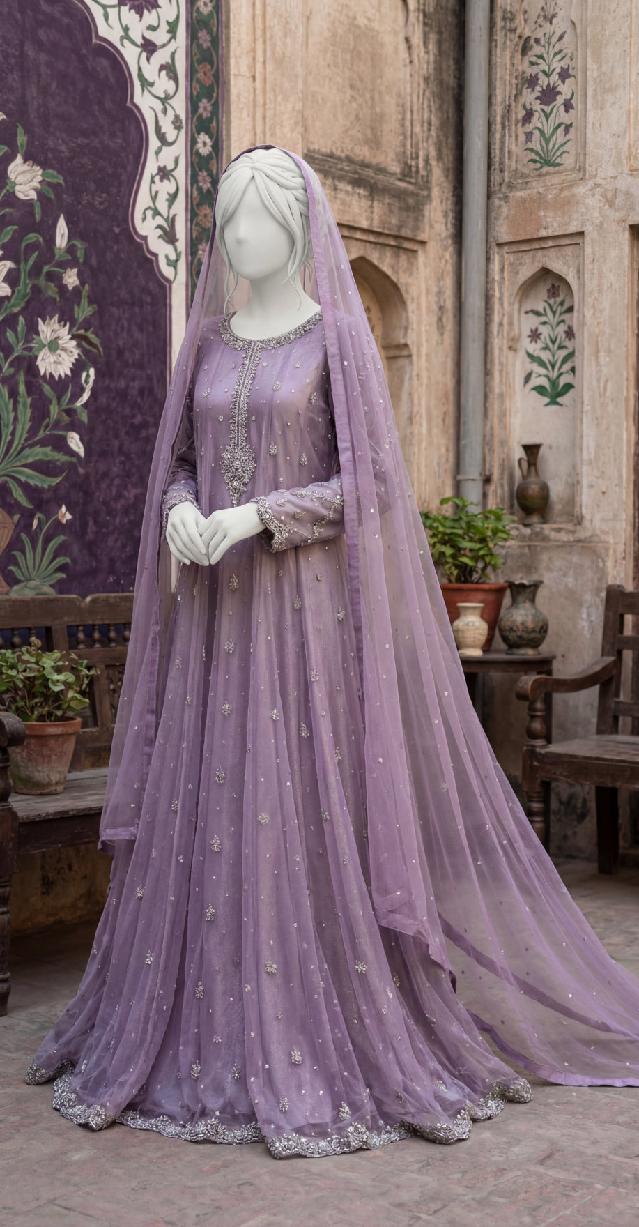 Banafshaan | Maxi | Lilac
