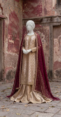 Nishat | Farshi Lehenga | Golden
