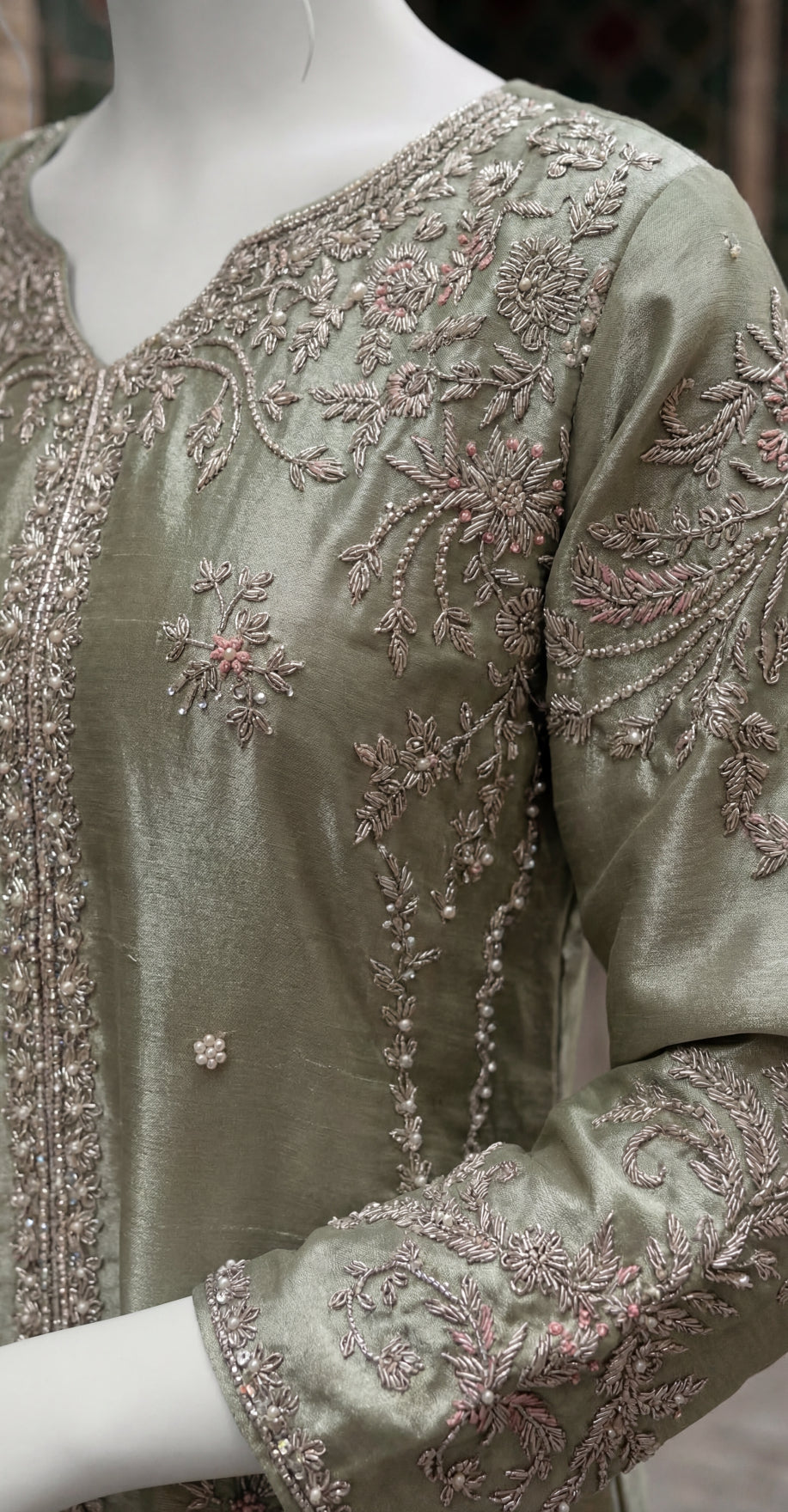 Alyra | 3 Piece | Stitched Suit | Grey