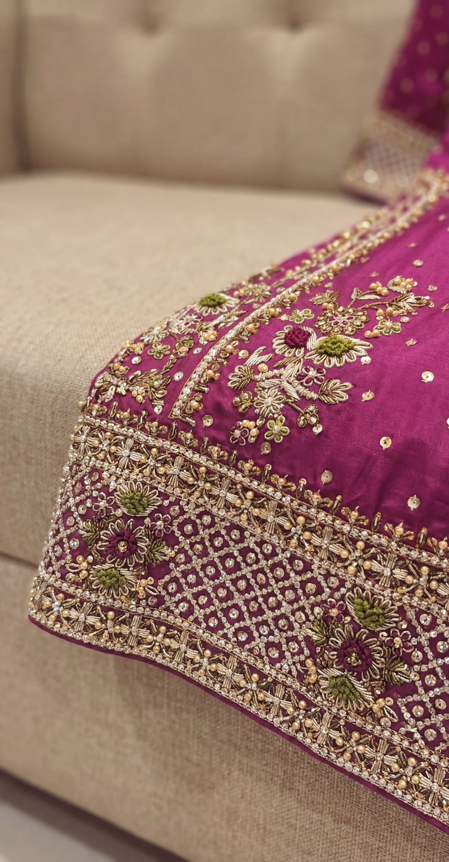 Afsana | 3 Piece | Stitched Suit | Red