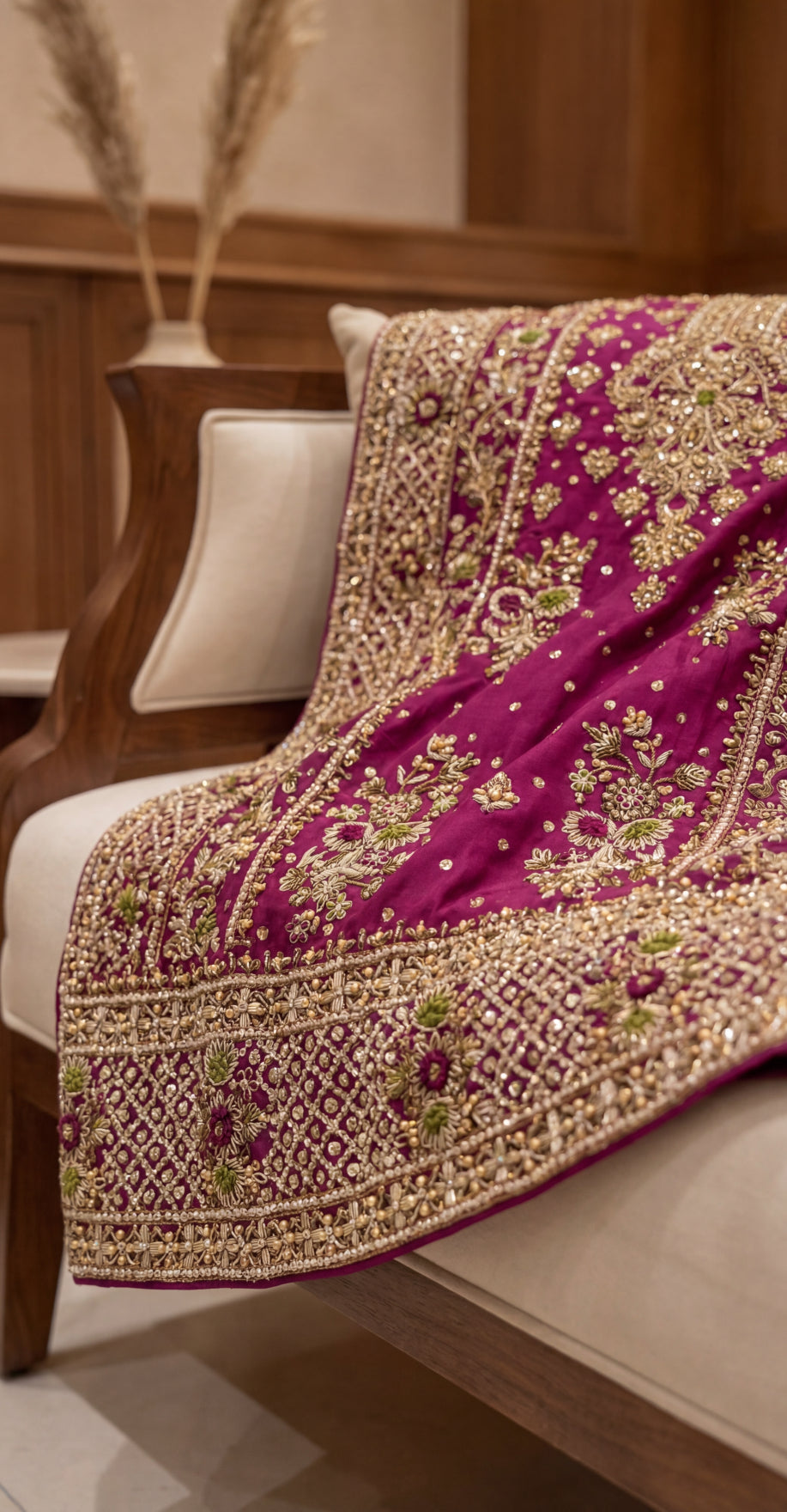 Afsana | 3 Piece | Stitched Suit | Red