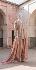 Nagma | 3 Piece | Stitched Suit | Blush Pink