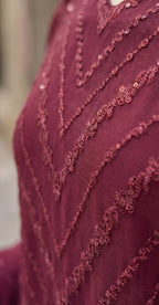 Uroosha | 3 Piece | Stitched Suit | Red