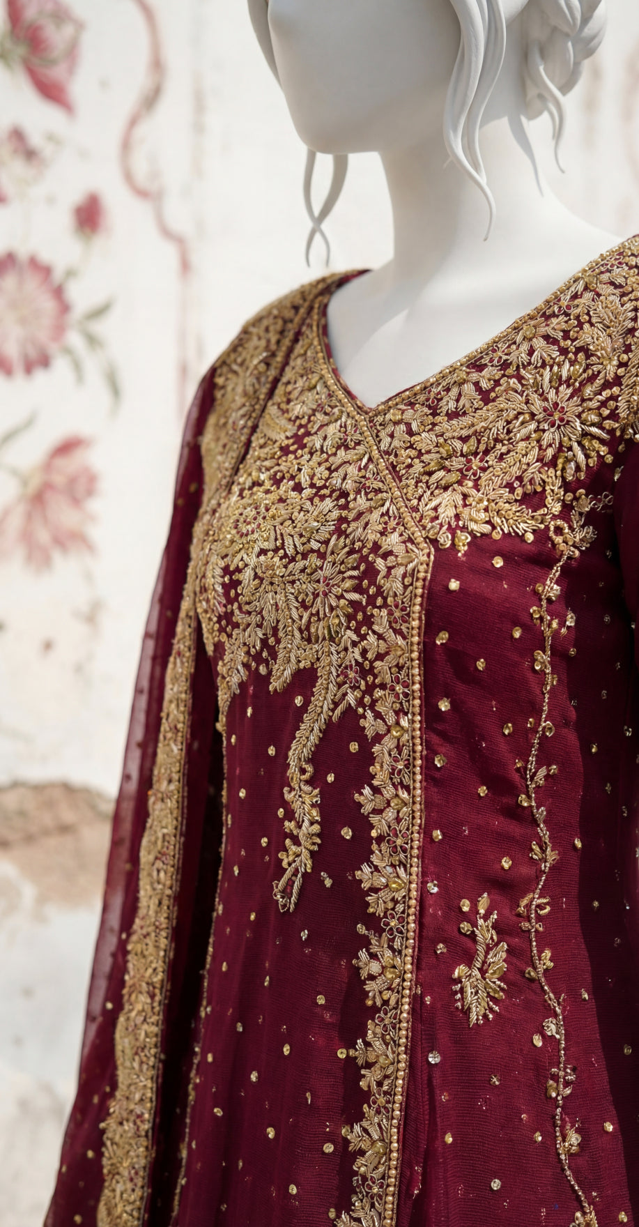 Fasana | Farshi Lehenga | Red