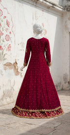 Fasana | Farshi Lehenga | Red