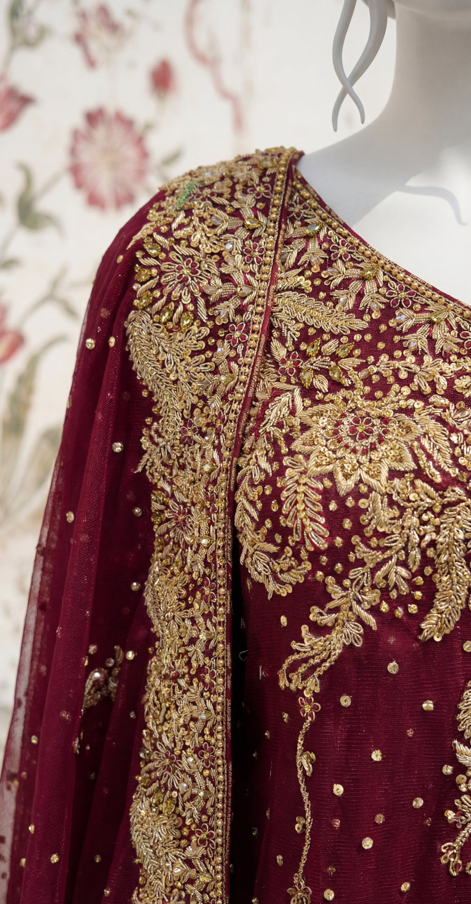 Fasana | Farshi Lehenga | Red