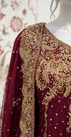 Fasana | Farshi Lehenga | Red