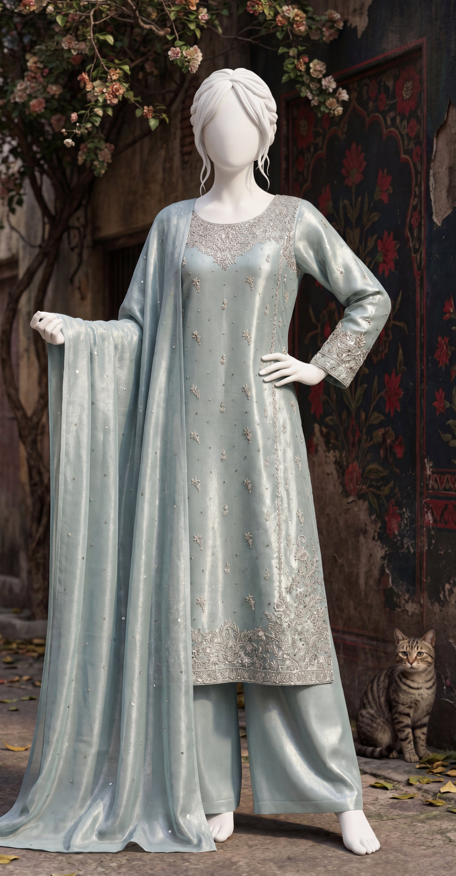 Ramsha | 3 Piece | Stitched Suit | Mint