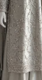 Ujala | 3 Piece | Stitched Suit | Ivory