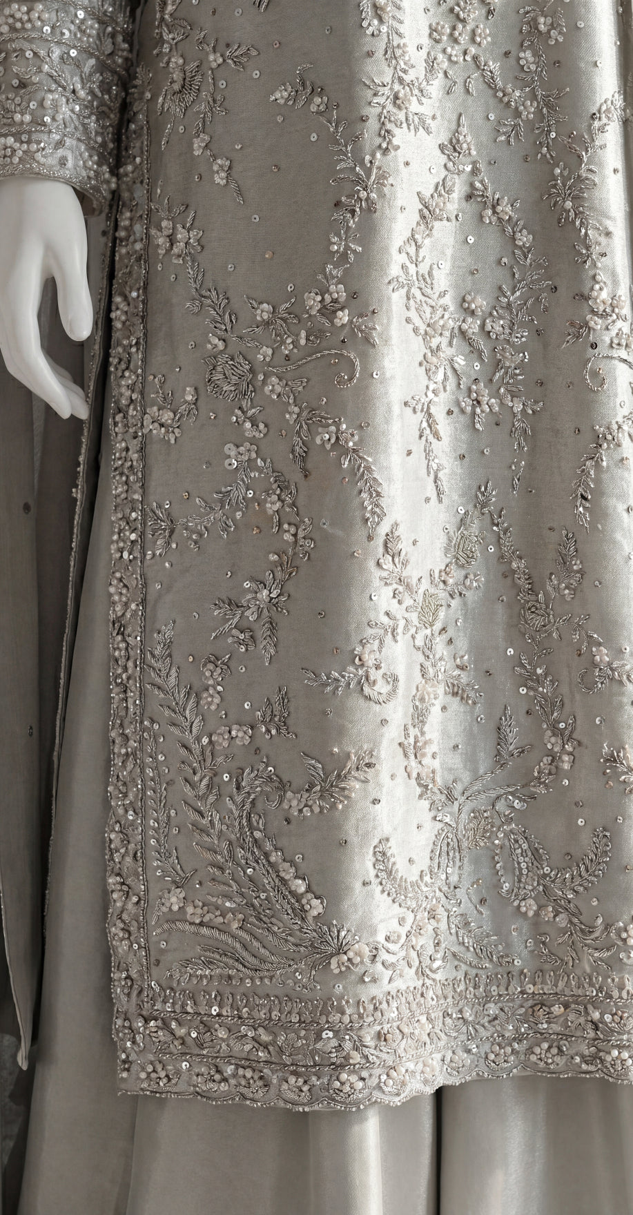 Ujala | 3 Piece | Stitched Suit | Ivory