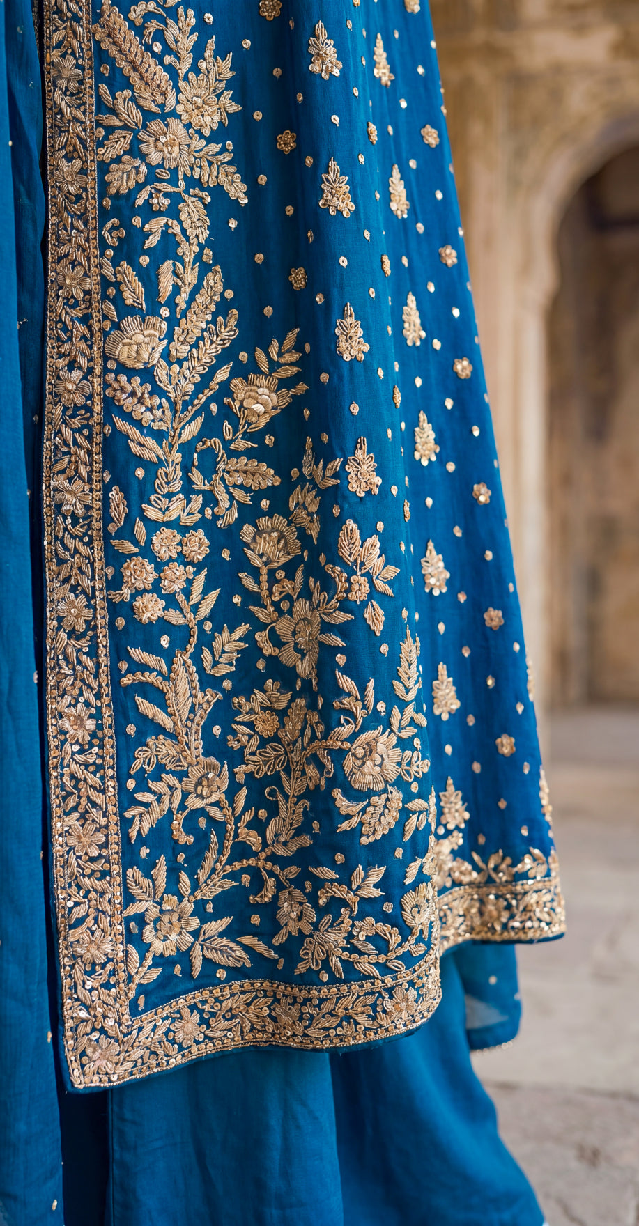 Banafshaan | 3 Piece | Stitched Suit | Blue