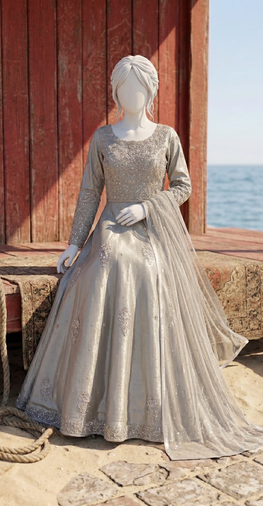 Arooba | Maxi | Silver Grey