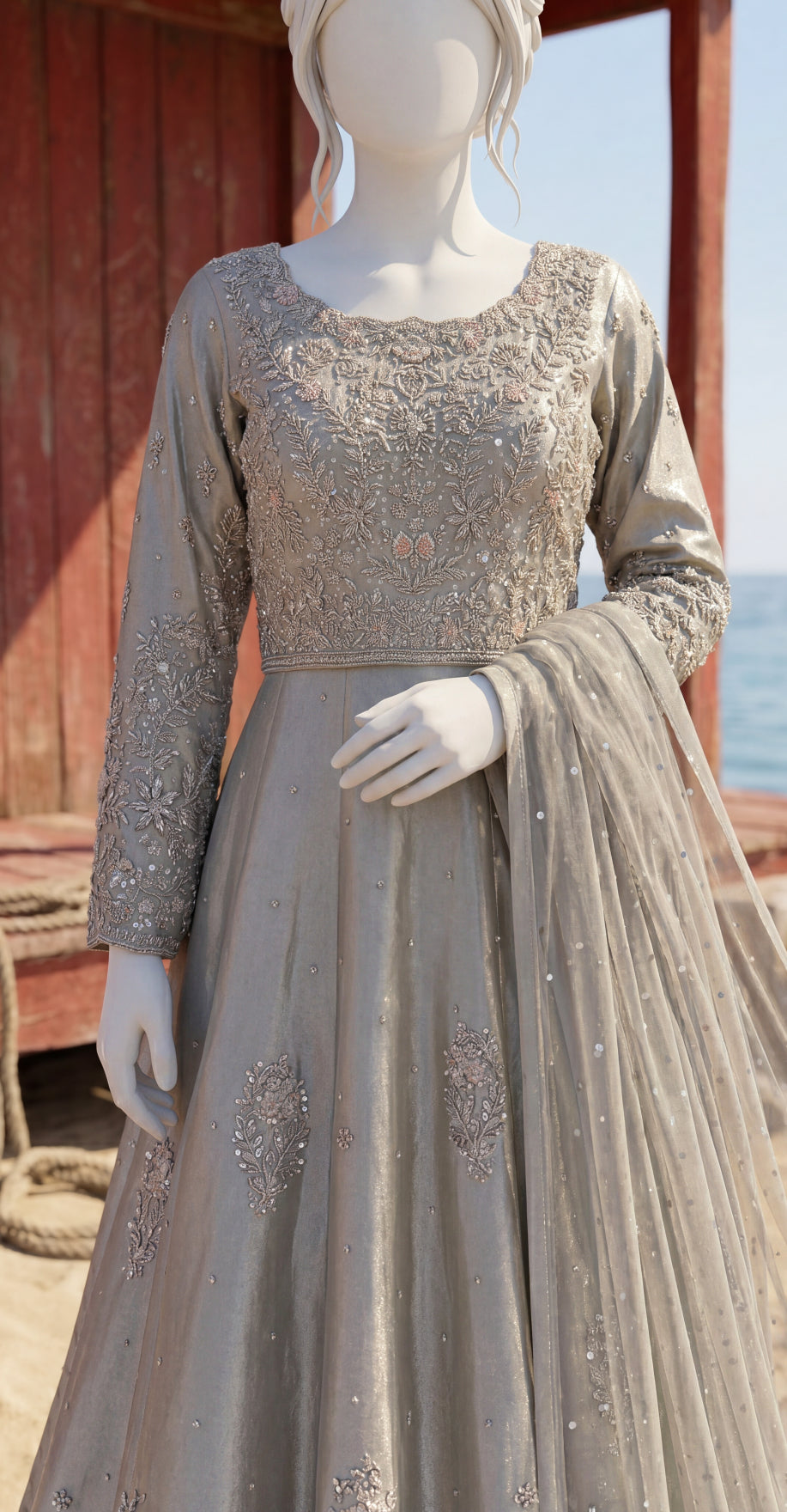 Arooba | Maxi | Silver Grey