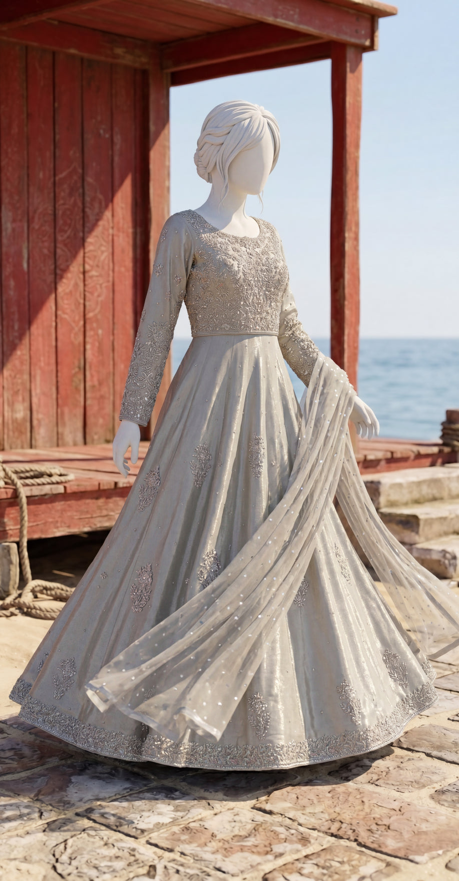Arooba | Maxi | Silver Grey
