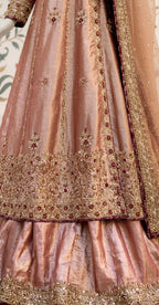 Aniqaa | 3 Piece | Stitched Suit | Tea Pink