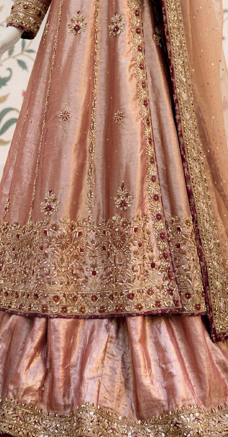 Aniqaa | 3 Piece | Stitched Suit | Tea Pink