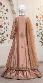 Aniqaa | 3 Piece | Stitched Suit | Tea Pink