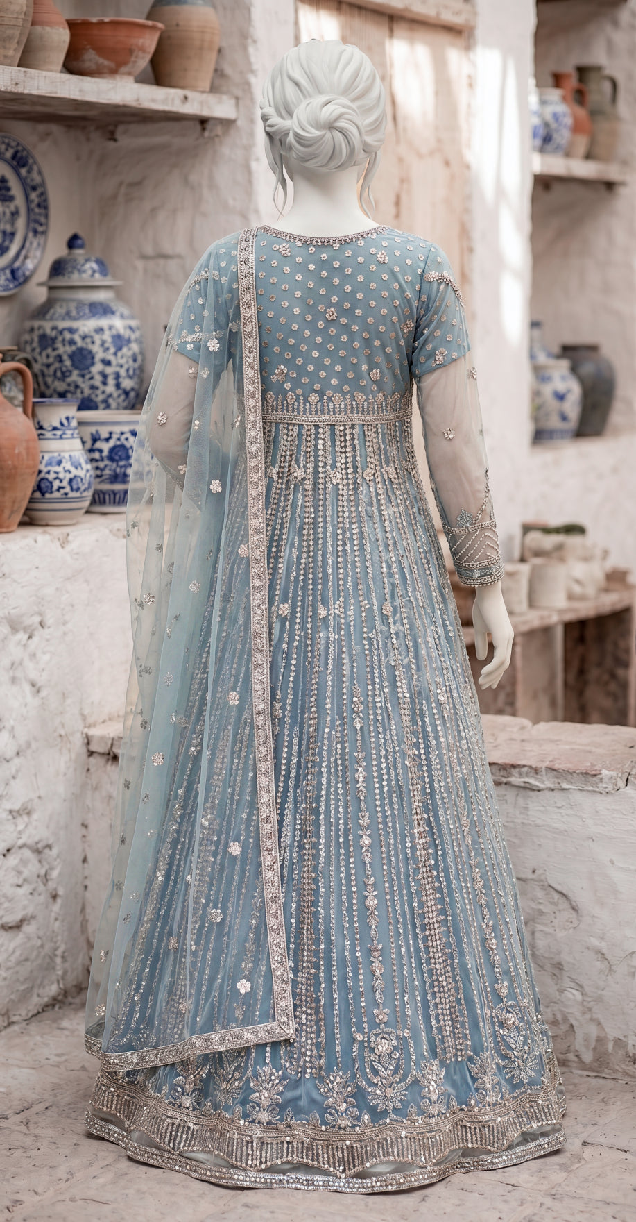 Ilhaam | Maxi | Aqua Blue