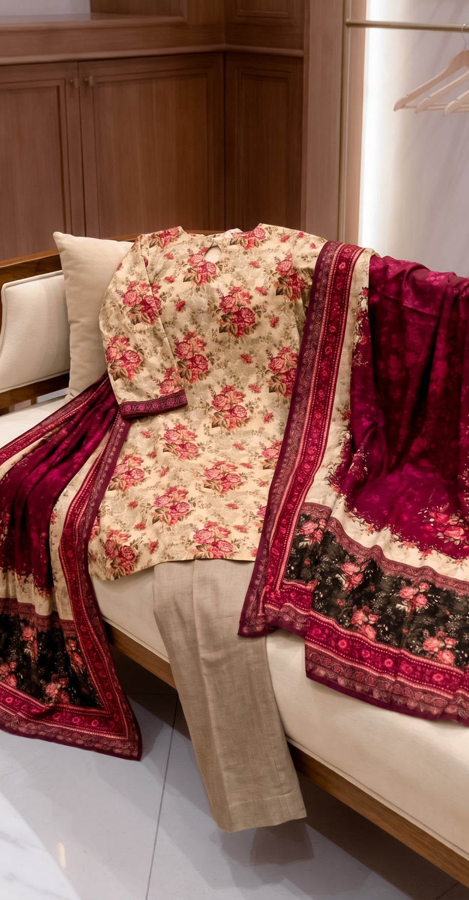 Muntaha | 3 Piece | Stitched Suit