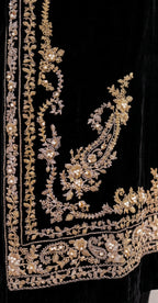 Dahaab | 3 Piece | Stitched Suit | Black