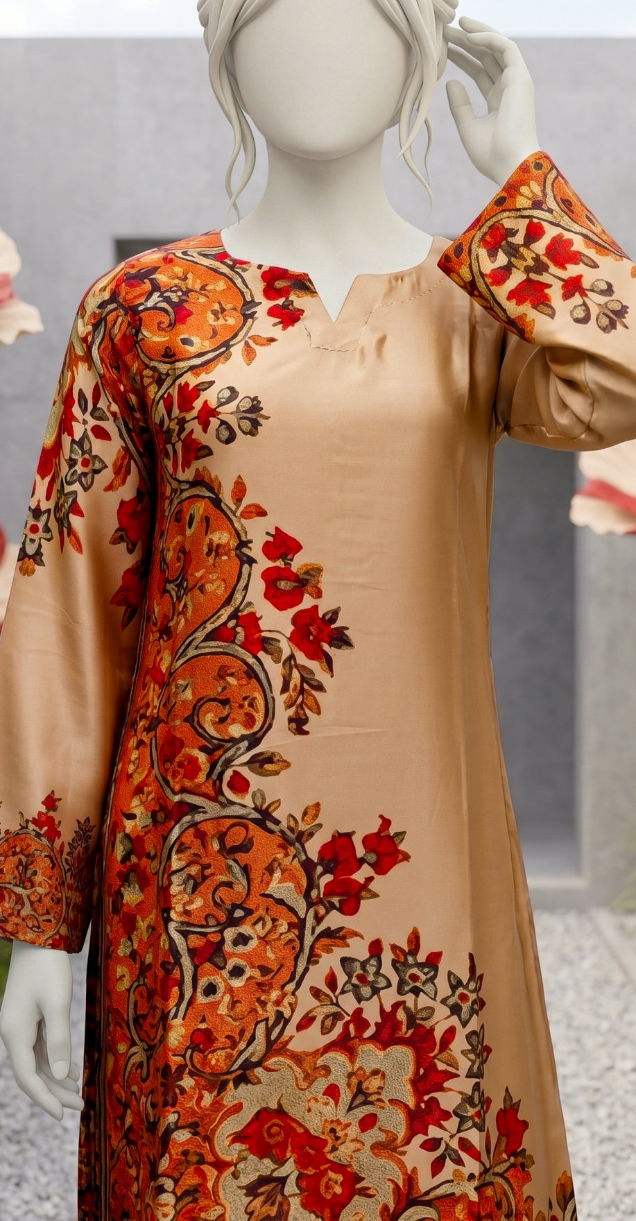 Darakhshan | 2 Piece | Stitched Suit | Caramel