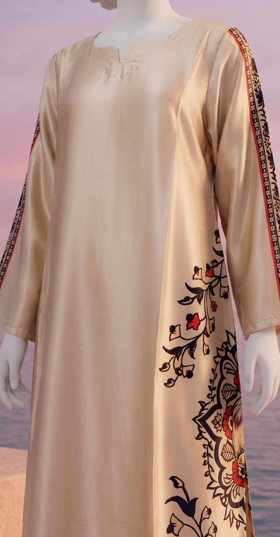 Roohefishan | 2 Piece | Stitched Suit | Golden