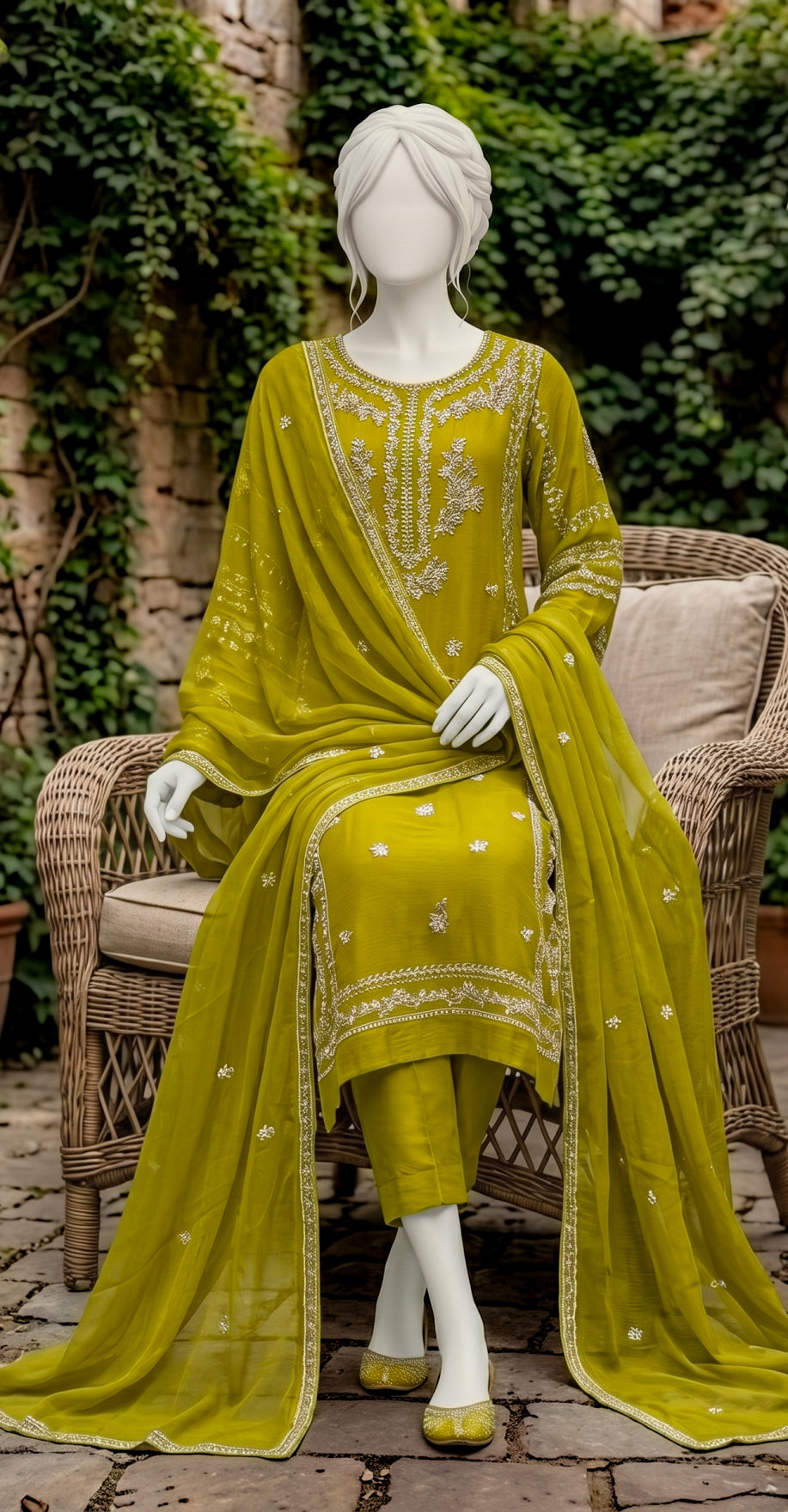 Heer | 3 Piece | Stitched Suit | Dhaani